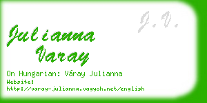 julianna varay business card