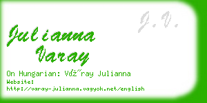 julianna varay business card